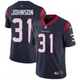 Houston Texans #31 David Johnson Navy Blue Team Color Youth Stitched NFL Vapor Untouchable Limited Jersey