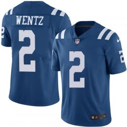 Indianapolis Indianapolis Colts #2 Carson Wentz Royal Blue Youth Stitched NFL Limited Rush Jersey