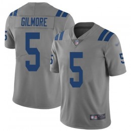 Colts #5 Stephon Gilmore Gray Youth Stitched NFL Limited Inverted Legend Jersey