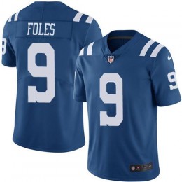 Colts #9 Nick Foles Royal Blue Youth Stitched NFL Limited Rush Jersey