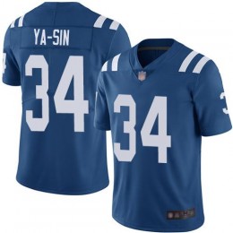 Indianapolis Colts #34 Rock Ya-Sin Royal Blue Team Color Youth Stitched NFL Vapor Untouchable Limited Jersey