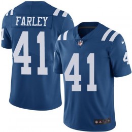 Indianapolis Colts #41 Matthias Farley Royal Blue Youth Stitched NFL Limited Rush Jersey