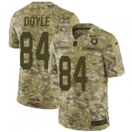 Indianapolis Colts #84 Jack Doyle Camo Youth Stitched NFL Limited 2018 Salute to Service Jersey