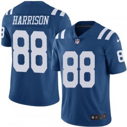 Indianapolis Colts #88 Marvin Harrison Royal Blue Youth Stitched NFL Limited Rush Jersey