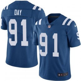 Indianapolis Colts #91 Sheldon Day Royal Blue Team Color Youth Stitched NFL Vapor Untouchable Limited Jersey