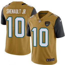 Jacksonville Jaguars #10 Laviska Shenault Jr. Gold Youth Stitched NFL Limited Rush Jersey