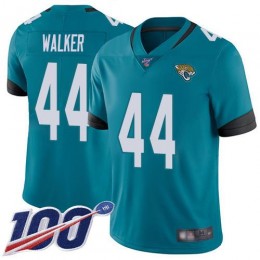 Jaguars #44 Travon Walker Teal Green Alternate Youth Stitched NFL 100th Season Vapor Limited Jersey