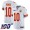 Chiefs #10 Isiah Pacheco White Super Bowl LVII Patch Youth Stitched NFL 100th Season Vapor Limited Jersey