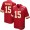 Chiefs #15 Patrick Mahomes Red Team Color Youth Stitched NFL Elite Jersey