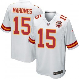 Chiefs #15 Patrick Mahomes White Youth Stitched NFL Elite Jersey