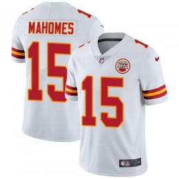 Chiefs #15 Patrick Mahomes White Youth Stitched NFL Vapor Untouchable Limited Jersey
