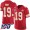 Chiefs #19 Kadarius Toney Red Team Color Super Bowl LVII Patch Youth Stitched NFL 100th Season Vapor Limited Jersey
