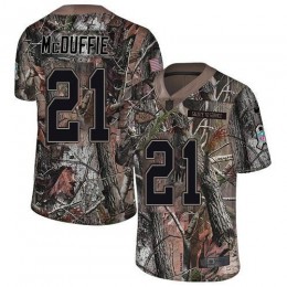 Chiefs #21 Trent McDuffie Camo Youth Stitched NFL Limited Rush Realtree Jersey