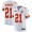 Chiefs #21 Trent McDuffie White Super Bowl LVII Patch Youth Stitched NFL Vapor Untouchable Limited Jersey