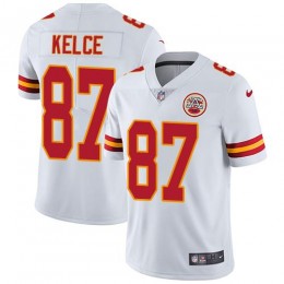 Chiefs #87 Travis Kelce White Youth Stitched NFL Vapor Untouchable Limited Jersey