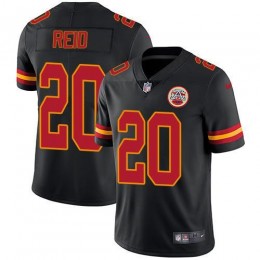 Kansas City Chiefs #20 Justin Reid Black Youth Stitched NFL Limited Rush Jersey