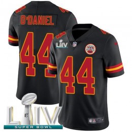 Kansas City Chiefs #44 Dorian O’Daniel Black Super Bowl LIV 2020 Youth Stitched NFL Limited Rush Jersey