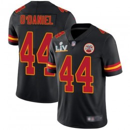 Kansas City Chiefs #44 Dorian O’Daniel Black Youth Super Bowl LV Bound Stitched NFL Limited Rush Jersey