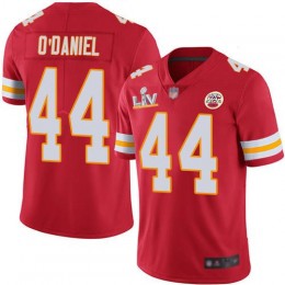 Kansas City Chiefs #44 Dorian O’Daniel Red Team Color Youth Super Bowl LV Bound Stitched NFL Vapor Untouchable Limited Jersey