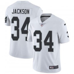 Raiders #34 Bo Jackson White Youth Stitched NFL Vapor Untouchable Limited Jersey