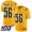 Los Angeles Chargers #56 Kenneth Murray Jr Gold Youth Stitched NFL Limited Inverted Legend 100th Season Jersey