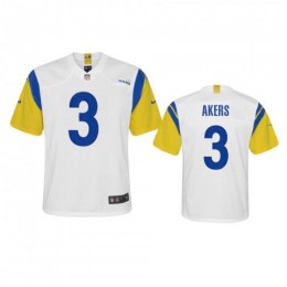 Los Angeles Los Angeles Rams #3 Cam Akers Youth Alternate Game NFL Jersey – White Youth