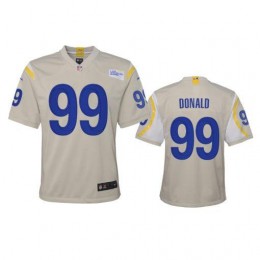 Los Angeles Rams #99 Aaron Donald Youth Game NFL Jersey – Bone