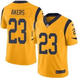 Los Angeles Rams #23 Cam Akers Gold Youth Stitched NFL Limited Rush Jersey