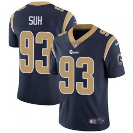 Los Angeles Rams #93 Ndamukong Suh Navy Blue Team Color Youth Stitched NFL Vapor Untouchable Limited Jersey