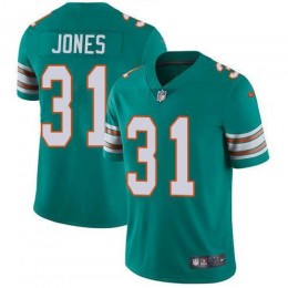 Miami Dolphins #31 Byron Jones Aqua Green Alternate Youth Stitched NFL Vapor Untouchable Limited Jersey