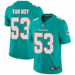 Miami Dolphins #53 Kyle Van Noy Aqua Green Team Color Youth Stitched NFL Vapor Untouchable Limited Jersey