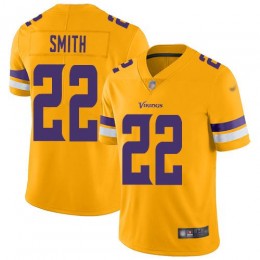 Vikings #22 Harrison Smith Gold Youth Stitched NFL Limited Inverted Legend Jersey