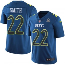 Vikings #22 Harrison Smith Navy Youth Stitched NFL Limited NFC 2017 Pro Bowl Jersey