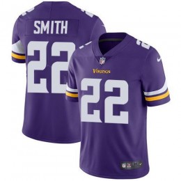 Vikings #22 Harrison Smith Purple Team Color Youth Stitched NFL Vapor Untouchable Limited Jersey