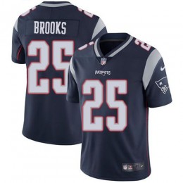 New England Patriots #25 Terrence Brooks Navy Blue Team Color Youth Stitched NFL Vapor Untouchable Limited Jersey