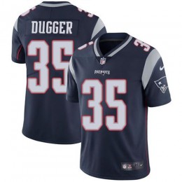 New England Patriots #35 Kyle Dugger Navy Blue Team Color Youth Stitched NFL Vapor Untouchable Limited Jersey