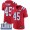 New England Patriots #45 Donald Trump Red Alternate Super Bowl LIII Bound Youth Stitched NFL Vapor Untouchable Limited Jersey