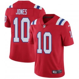 Patriots #10 Mac Jones Red Alternate Youth Stitched NFL Vapor Untouchable Limited Jersey