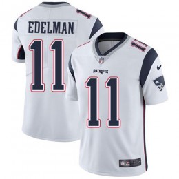 Patriots #11 Julian Edelman White Youth Stitched NFL Vapor Untouchable Limited Jersey