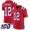 Patriots #12 Tom Brady Red Alternate Youth Stitched NFL 100th Season Vapor Limited Jersey