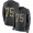 New Orleans Saints #75 Andrus Peat Anthracite Salute to Service Youth Stitched NFL Limited Therma Long Sleeve Jersey