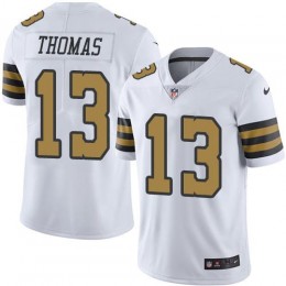 Saints #13 Michael Thomas White Youth Stitched NFL Limited Rush Jersey