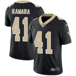 Saints #41 Alvin Kamara Black Team Color Youth Stitched NFL Vapor Untouchable Limited Jersey