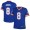 New York Giants #8 Daniel Jones Royal Youth Classic Player Game Jersey