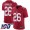 Giants #26 Saquon Barkley Red Alternate Youth Stitched NFL 100th Season Vapor Limited Jersey