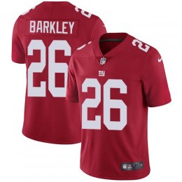 Giants #26 Saquon Barkley Red Alternate Youth Stitched NFL Vapor Untouchable Limited Jersey