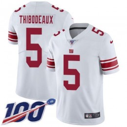 Giants #5 Kayvon Thibodeaux White Youth Stitched NFL 100th Season Vapor Limited Jersey