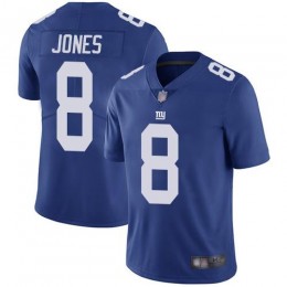 Giants #8 Daniel Jones Royal Blue Team Color Youth Stitched NFL Vapor Untouchable Limited Jersey