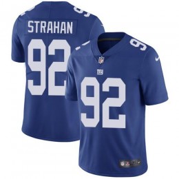 Giants #92 Michael Strahan Royal Blue Team Color Youth Stitched NFL Vapor Untouchable Limited Jersey