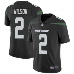 Jets #2 Zach Wilson Black Alternate Youth Stitched NFL Vapor Untouchable Limited Jersey